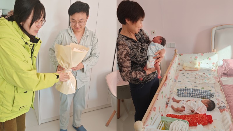 双倍喜悦，双倍关怀--探望喜得龙凤胎员工家属，传递温暖与关怀